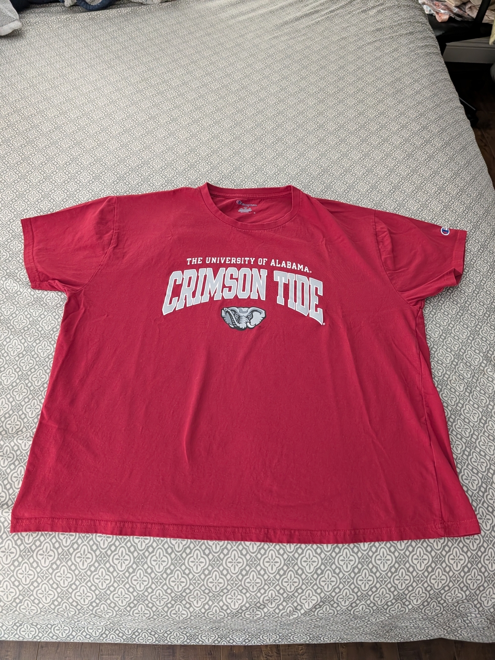 Champion Men's Crimson Tide Red Graphic Tee - Crimson